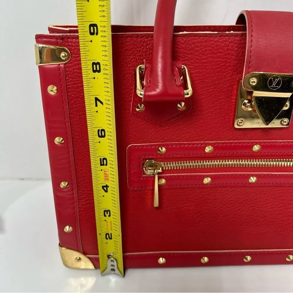 LOUIS VUITTON Le Fabuleux Shale Leather Shoulder Hand Bag Women Ladies Authentic
